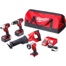 Multi-Power-Tools Milwaukee M18 Cordless Compact Combo Tool Kit