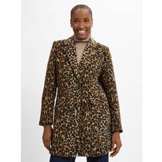 Leopardo Abbigliamento esterno Vila Cappotto - Marrone