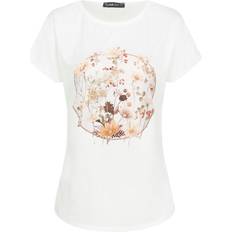 Blumen - Damen T-Shirts Cloud5ive Floral Print T-shirt - White