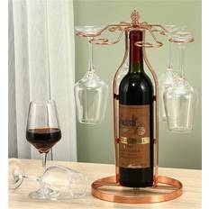 Bronze Wine Racks Cdybox Creative Wrought Iron Rose Gold Wine Rack