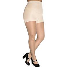 Berkshire Plus-Size Queen Shimmers Ultra Sheer Pantyhose - White