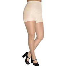 Plus Size Control Pantyhose - White