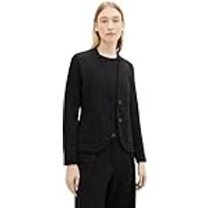 Dame - Multifarvet Blazere Tom Tailor Jacket - Black