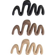 Brushworks Wave Claw Clips Hårklämmor 3 st
