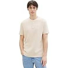 Tom Tailor Denim Round Neck T-Shirt - Beige
