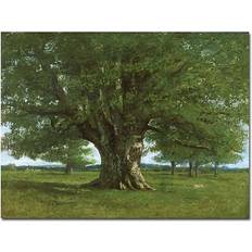 Oak Wall Decorations Trademark Fine Art The Oak of Flagey Canvas 24 x 32 in Framed Art