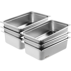 Insatser VEVOR Full Size Anti-Jam Pan 6 Inch 6 Inch Steam Insert