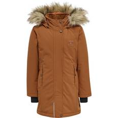Bruna Jackor Hummel Hmlalma Tex Coat Vinterkappa - Orange