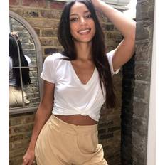 Missguided Missguided Tall Runner Short - Beige/Pink
