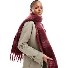 Bomull Halsdukar & Sjalar Cotton On Brushed Tassel Scarf - Houndstooth Check Multi