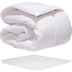 Down Duvets Canadian Down & Feather Company 650 Fill Power Goose 86.0 H x 64.0 W in White Duvet