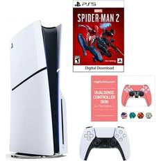 Game Consoles Sony Entrotek, PlayStation 5 Slim Spider Man 2 Slim Console with Controller Skin