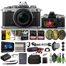 Digital Cameras Nikon Zfc Mirrorless Camera with 16-50mm Lens Silver (1675) 4K Monitor Rode Mic More