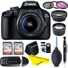 Cheap DSLR Cameras Canon BuzzPhoto, EOS Rebel T100 4000D DSLR Camera with EF-S 18-55mm 3.5-5.6 III Lens BuzzPhoto Advanced Accessories Bundle