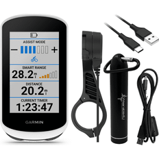 Garmin Sports&Gadgets, Edge Explore Power Mount Bundle GPS Cycling 3in Touchscreen Navigator with Power Bank Bundle