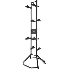 HCY Wholesale, Bike Storage Rack Free Standing Gravity Wall Vertical Bike Rack Fully Adjustable Bike Rack Garage Sturdy Steel & Easy Assemble for Garage Living Room Shed Holds Up to 260 lbs Black