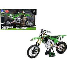 Scale Models & Model Kits New Ray DiecastModelsWholesale, Kawasaki KX 450F Dirt Bike Motorcycle #3 Eli Tomac Green and Black Kawasaki Racing Team 1/6 Diecast Model