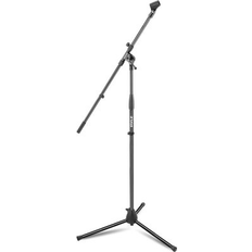 Gray Microphone Stands Pyle Tripod Microphone Stand 38 x 3.5 x 3.5 in