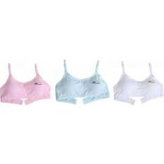 Bralettes NewWay Soft Padded Cotton Bra - Light Blue/Pink/White