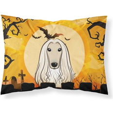Caroline's Treasures Halloween Afghan Hound Fabric Pillowcase Large Pillow Case