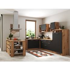 Respekta Küche Winkelküche Inselküche 310 cm Wandschrank