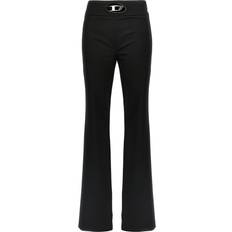 Diesel Housut & Shortsit Diesel Pantalon À Taille Haute - Musta