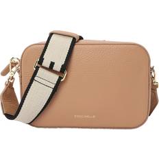 Abnehmbarer Schulterriemen - Leder Umhängetaschen Coccinelle Tebe Crossbody Bag - Braun