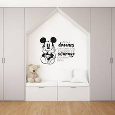 DecorWithUs Mickey Mouse Silhouette Art 30 x 30 inch Wall Decor