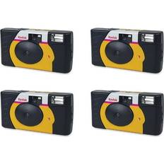 Single-Use Cameras Kodak Power Flash Single Use Disposable Camera (4- Pack) Black