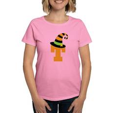 Clothing Cafepress Halloween Letter T Witch Monogram T-Shirt - Dark