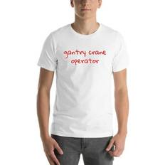 Clothing Undefined Gifts Handwritten Gantry Crane Operator T-Shirt - Cotton