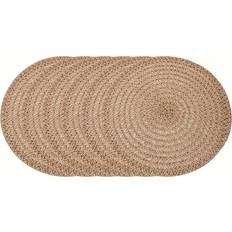 Temu Round Jute Placemats Set of 6 Bordstablett