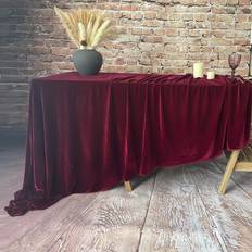 Hemtextil Temu Elegant Velvet Tablecloth 60" Luxurious Rectangle Bordsduk