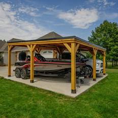 Backyard Discovery Kingsport Carport Gazebo 20' x 20' (Building Area )