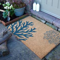 Beachcrest Home Aylin Non-Slip Indoor Door Mat 90 x 60 cm Brown