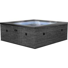 Latitude Run Hot Tub Wave Garda 4-Person Eco Foam 70cm H X 160cm W X 160cm D