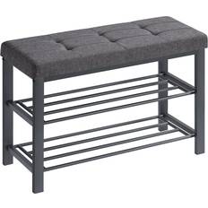 Linen Hallway Furniture & Accessories Latitude Run 3-Tier At Entry Shoe Rack