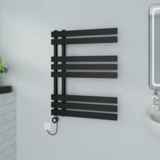 Heated Towel Rails Brayden Studio Prefilled Thermostatic Electric Heated Towel Rail 80cm H x 60cm W x 7.35cm D