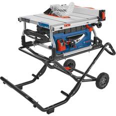 Bosch Table Saws Bosch gts15-10 120v 10 in. jobsite table saw with gravity-rise wheeled stand