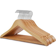 Natural Hangers Hokku Designs Wooden Hangers 30 Pack Natural Hanger