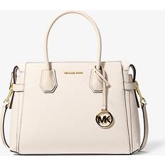 Natural Bags Michael Kors MK Mercer Medium Belted Satchel - Natural
