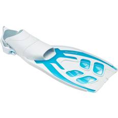 Turquoise Flippers Reef ScubaDotCom, Blue Adjustable Bay Kids Fins