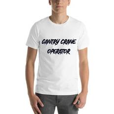 Clothing Undefined Gifts Gantry Crane Operator Short Sleeve T-Shirt - Cotton