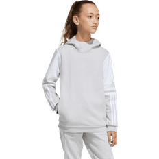 Genbrugsmaterialer Hoodies adidas Bluza Squadra 25 Sweat Hoody - Lysegrå/Hvid