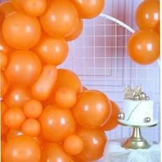 Orange Latex Balloons Shein Orange Balloons 65pcs Celebration Latex