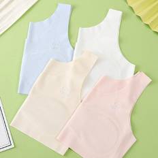 Shoulder Straps Tops Children's Clothing Shein Cute Minimalist Print Seamless Tank Top - Bras