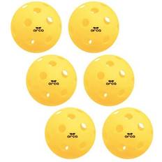 Pickleball Balls Orca Orca Pickleballs Pi 26, Indoor 6 Pack, USAPA Official Size 26 Hole Yellow Ball for Gym Surfaces Yellow