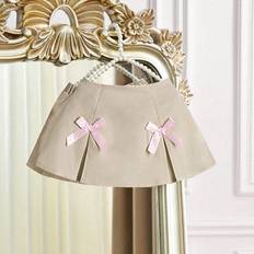 18-24M Skirts Children's Clothing Shein Baby Girl Bowknot Pleated Skirt - Elegant Style