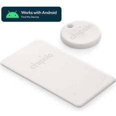 Chipolo GPS & Bluetooth Trackers Chipolo Point Bundle Item Finders -Works with Google Find My Device App White