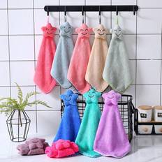 Polyester Guest Towels Shein 8 Pcs Polyester Fiber Hand Guest Towel